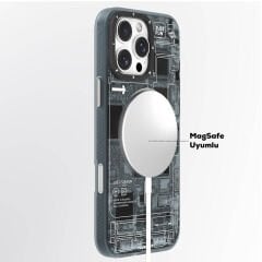 Apple iPhone 16 Pro Kılıf M-safe Şarj Özellikli Youngkit Technology Serisi Kılıf