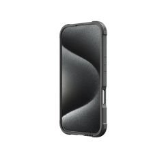 Apple iPhone 16 Pro Kılıf M-safe Şarj Özellikli Airbagli Raptic Shield Serisi Şeffaf Arka Yüzey Kılıf Yeşil