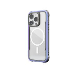 Apple iPhone 16 Pro Kılıf M-safe Şarj Özellikli Airbagli Raptic Shield Serisi Şeffaf Arka Yüzey Kılıf Renkli 