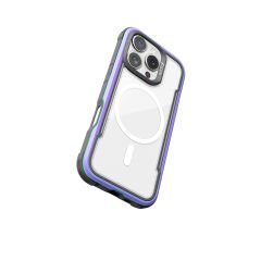 Apple iPhone 16 Pro Kılıf M-safe Şarj Özellikli Airbagli Raptic Shield Serisi Şeffaf Arka Yüzey Kılıf Renkli 