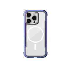 Apple iPhone 16 Pro Kılıf M-safe Şarj Özellikli Airbagli Raptic Shield Serisi Şeffaf Arka Yüzey Kılıf Renkli 
