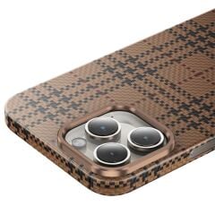 Keephone iPhone 16 Pro Max Scots Kevlar Magsafe Kılıf - Çöl Titanyum