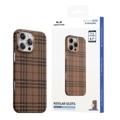 Keephone iPhone 16 Pro Max Scots Kevlar Magsafe Kılıf - Çöl Titanyum