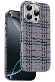 KeepHone iPhone 16 Pro Max Kılıf Magsafe Şarj Özellikli 0,5 Süper İnce Aramid Karbon Fiber Scots Kevlar Kılıf