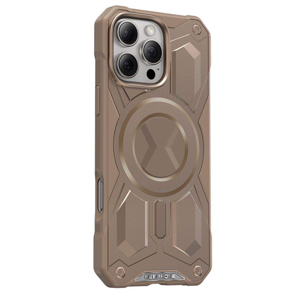 Keephone iPhone 16 Pro Max Monarch Magsafe Kılıf Çöl Titanyum