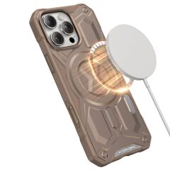 Keephone iPhone 16 Pro Max Monarch Magsafe Kılıf Çöl Titanyum