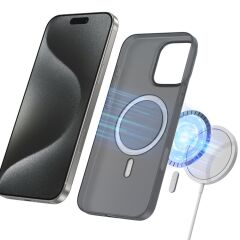 Keephone iPhone 16 Pro Max AirSkin Pro Magsafe Kılıf Siyah