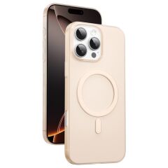 Keephone iPhone 16 Pro Max AirSkin Pro Magsafe Kılıf Çöl Titanyum