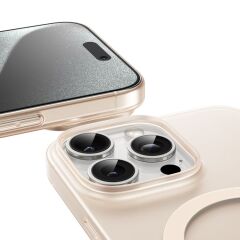 Keephone iPhone 16 Pro Max AirSkin Pro Magsafe Kılıf Çöl Titanyum