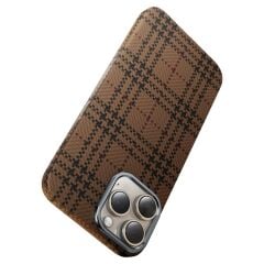 Keephone iPhone 15 Pro Max Scots Kevlar Magsafe Kılıf - Çöl Titanyum