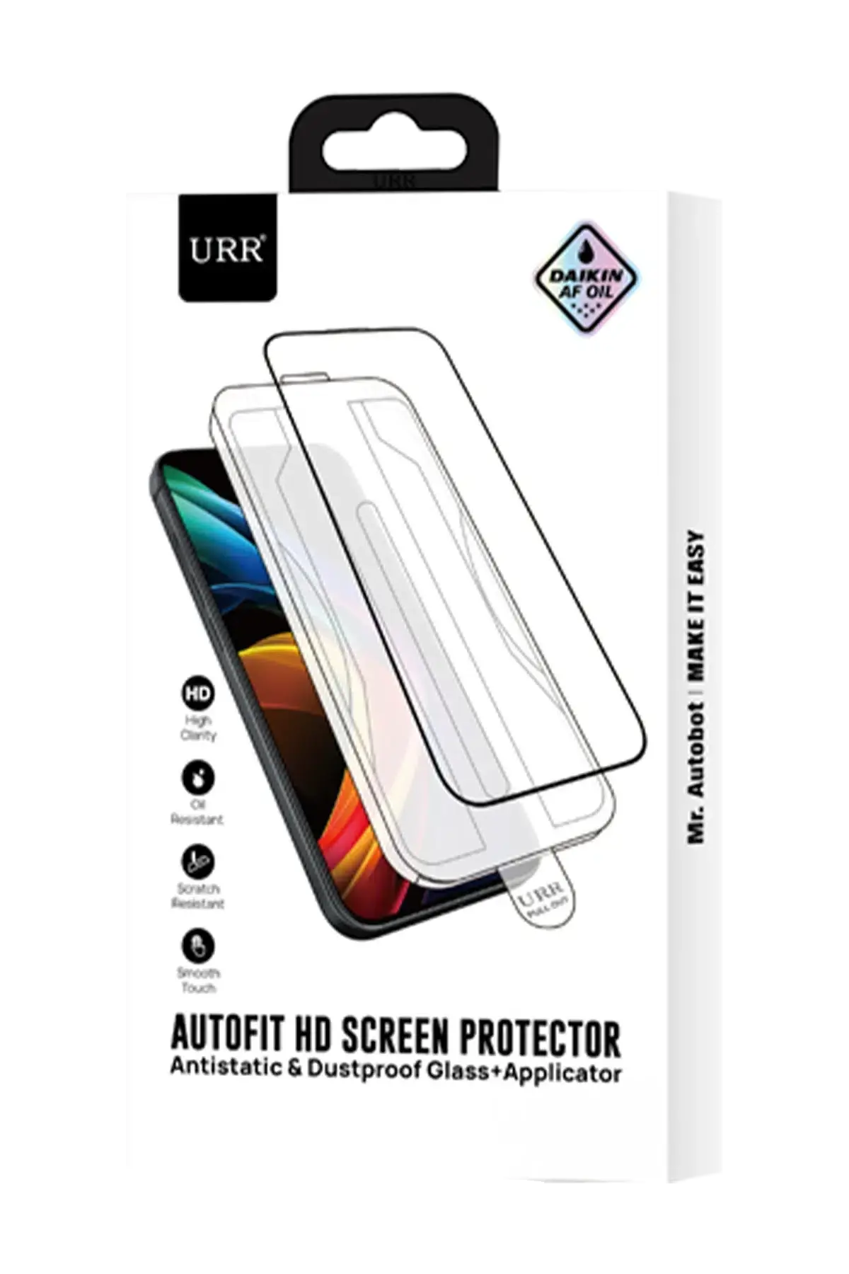 URR iPhone 14 Pro / 15 / 16 AutoKit Antidust HD Cam Ekran Koruyucu