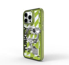 Apple iPhone 15 Pro Kılıf M-safe Şarj Özellikli Desenli Wiwu Turkey A Serisi Kılıf