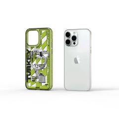 Apple iPhone 15 Pro Kılıf M-safe Şarj Özellikli Desenli Wiwu Turkey A Serisi Kılıf