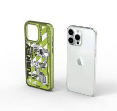 Apple iPhone 15 Pro Max Kılıf M-safe Şarj Özellikli Desenli Wiwu Turkey A Serisi Kılıf