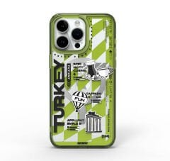 Apple iPhone 15 Pro Max Kılıf M-safe Şarj Özellikli Desenli Wiwu Turkey A Serisi Kılıf