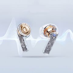 Recci REP-W80 Hi-Fi Ses Kaliteli TWS Kulak İçi Bluetooth v5.3 Kulaklık Beyaz