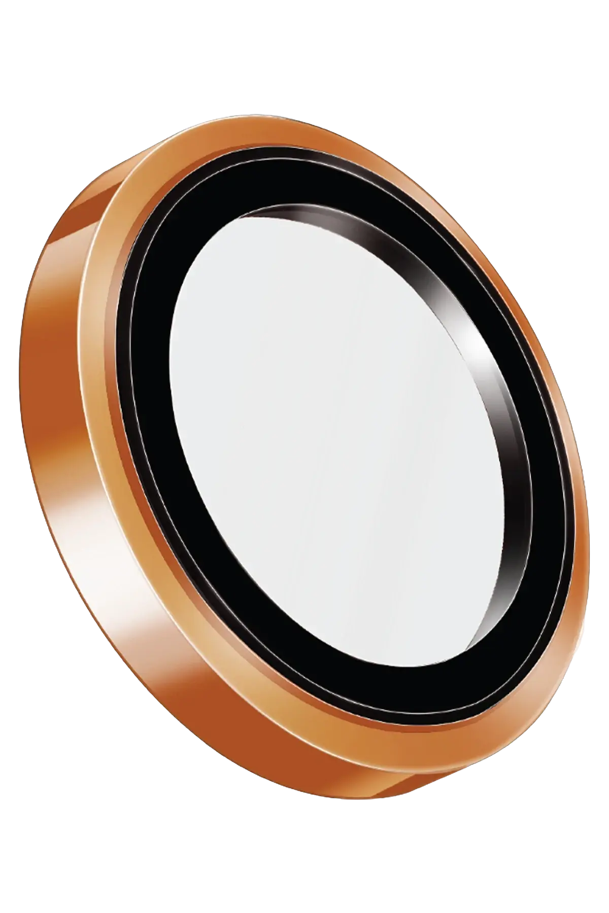 Uniq iPhone 17 Pro / 17 Pro Max Optix Çelik Çerçeveli Sapphire Kamera Lens Koruyucu Turuncu