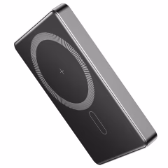 TRUSMI PB01-02 PD20W Ultra İnce Manyetik Kablosuz Şarjlı Powerbank 10000mAh Gri
