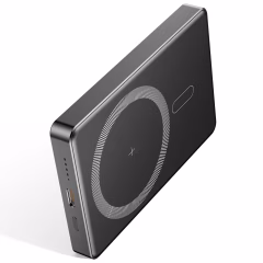 TRUSMI PB01-02 PD20W Ultra İnce Manyetik Kablosuz Şarjlı Powerbank 10000mAh Gri