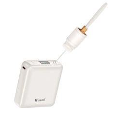 TRUSMI PB06-01 PD22.5W Dijital Göstergeli Powerbank 10000mAh Dahili USB-C Kablolu Beyaz 