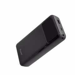 TRUSMI PB02-03 PD22.5W 20000mAh 1C1A Dijital Göstergeli Powerbank - Siyah
