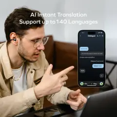 Vibe Clip BT15 AI Destekli ENC Gürültü Engelleme Özellikli Bluetooth Kulaklık Siyah