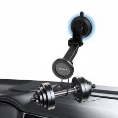 Lenyes CR184 360 Derece Dönebilen Teleskopik Vantuzlu Araç Telefon Tutucu