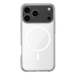 Newface Apple iPhone 17 Pro Kılıf Magneticsafe Şeffaf Silikon - Şeffaf