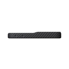 Galaxy Z Flip 8 Kılıf M-safe Şarj Özellikli 600D Aramid Karbon Fiber Pitaka Edge Serisi Black-Grey Twill Kapak