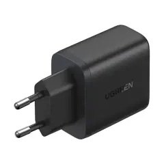 Ugreen X227 20W GaN Duvar Şarj Cihazı 1x USB-A 1x USB-C Siyah