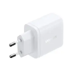 Ugreen X227 20W GaN Duvar Şarj Cihazı 1x USB-A 1x USB-C Beyaz 