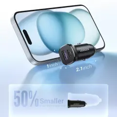 Ugreen EC305 25845 araç şarj cihazı TYPE-C USB-A 30W