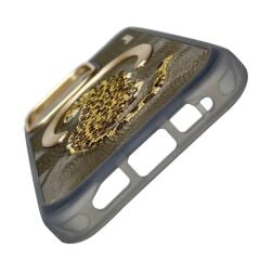NIMMY iPhone 15 Pro Max Uyumlu | MagSafe Destekli 3D Gerçek Nakış İşlemeli Leopar Kılıf
