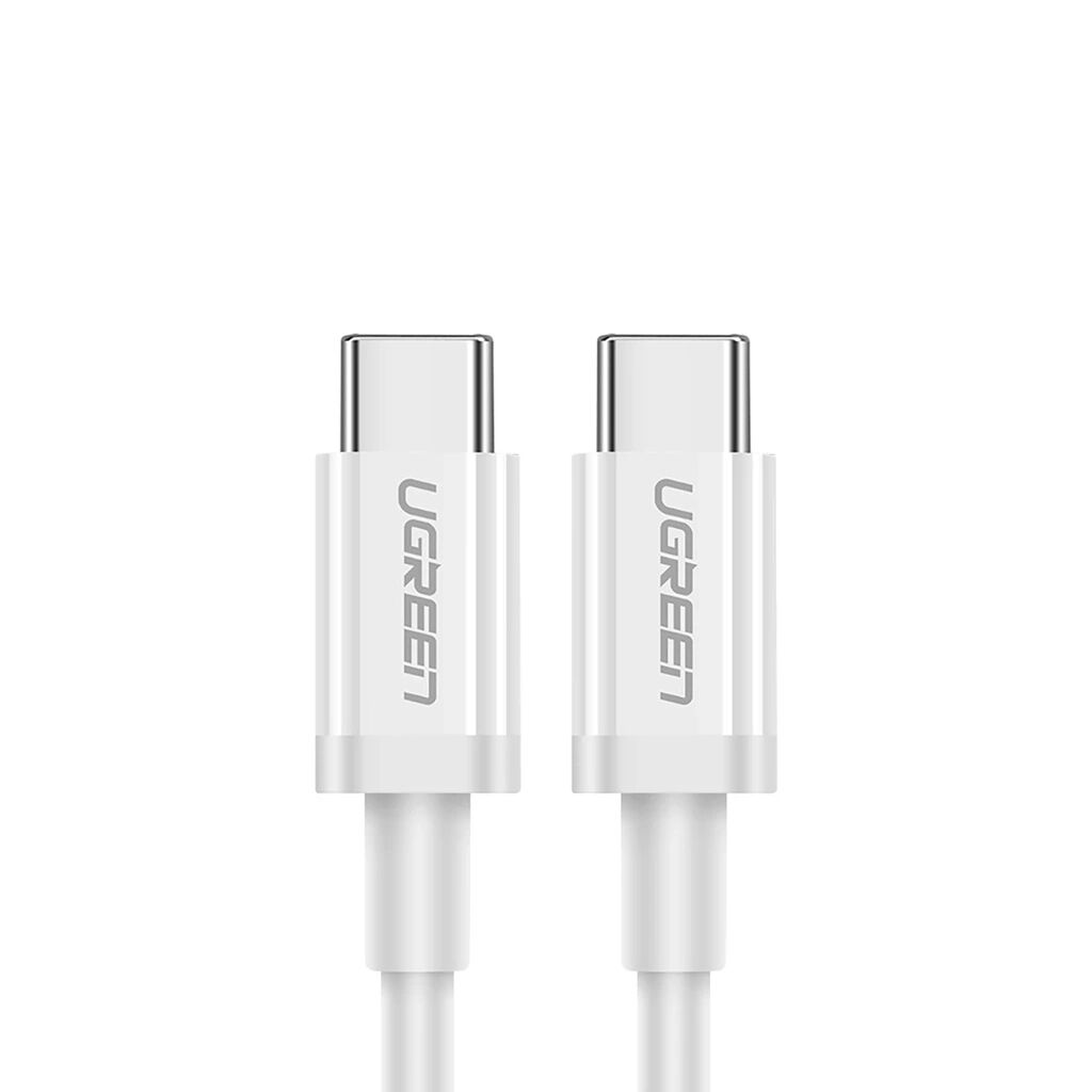 Ugreen Usb 2.0 Type-C to Type-C PD Hızlı Şarj 60W Kablo US286-50997 1m Beyaz