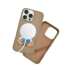ZuckBear Apple iPhone 16 Pro Everley Magsafe Kapak - Gold