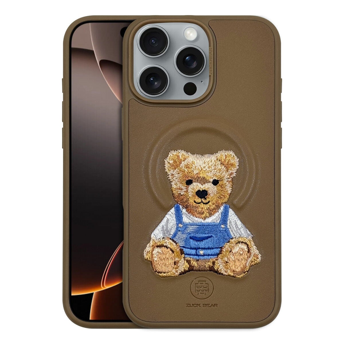 ZuckBear Apple iPhone 16 Pro Everley Magsafe Kapak - Gold
