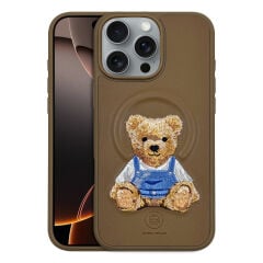 ZuckBear Apple iPhone 16 Pro Everley Magsafe Kapak - Gold