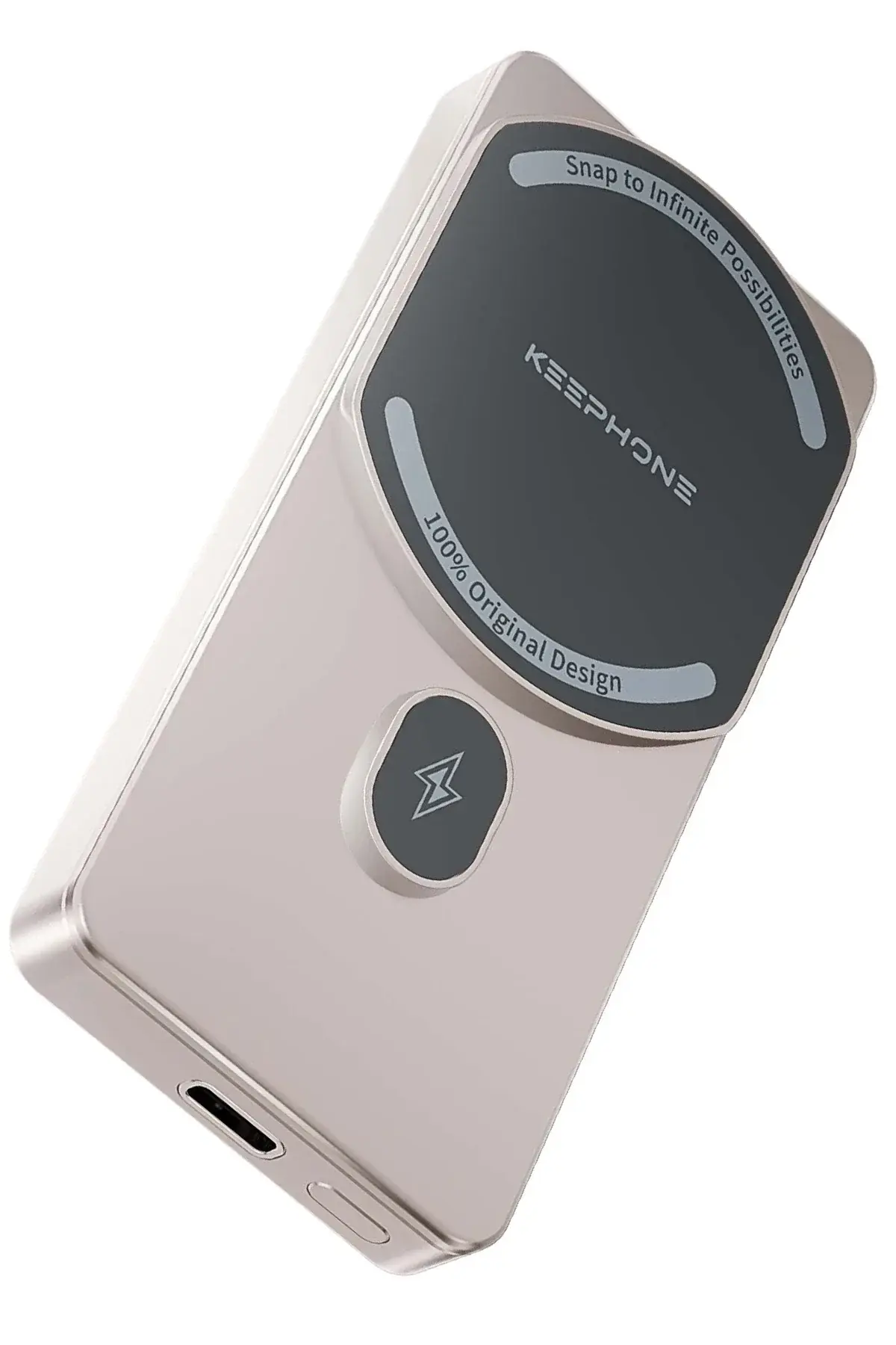 KEEPHONE PB36 MagCube 5.000 mAh Type-C 20W PD Magsafe Destekli Powerbank Gri