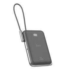 Juo Magsafe Powerbank 10000MAH Standlı 20W Dahili Type-C Kablolu Taşınabilir Hızlı Şarj Cihazı