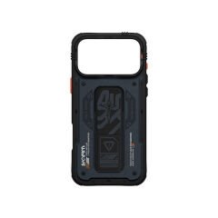 Apple iPhone 17 Pro Max Kılıf Desenli Airbag Tasarımlı Standlı Skinarma Aegis Kılıf