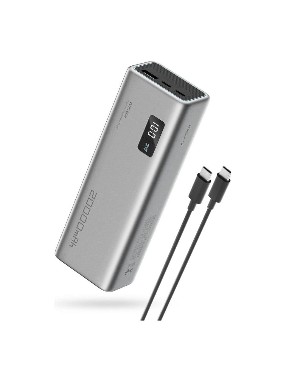 Cuktech 15 Powerbank 20000 Mah 150 W Pd3.1 Süper Hızlı Şarj | 3 Port LED Ekranlı Laptop, Macbook, iPhone Uyumlu