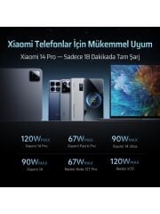 Cuktech 15 Powerbank 20000 Mah 150 W Pd3.1 Süper Hızlı Şarj | 3 Port LED Ekranlı Laptop, Macbook, iPhone Uyumlu