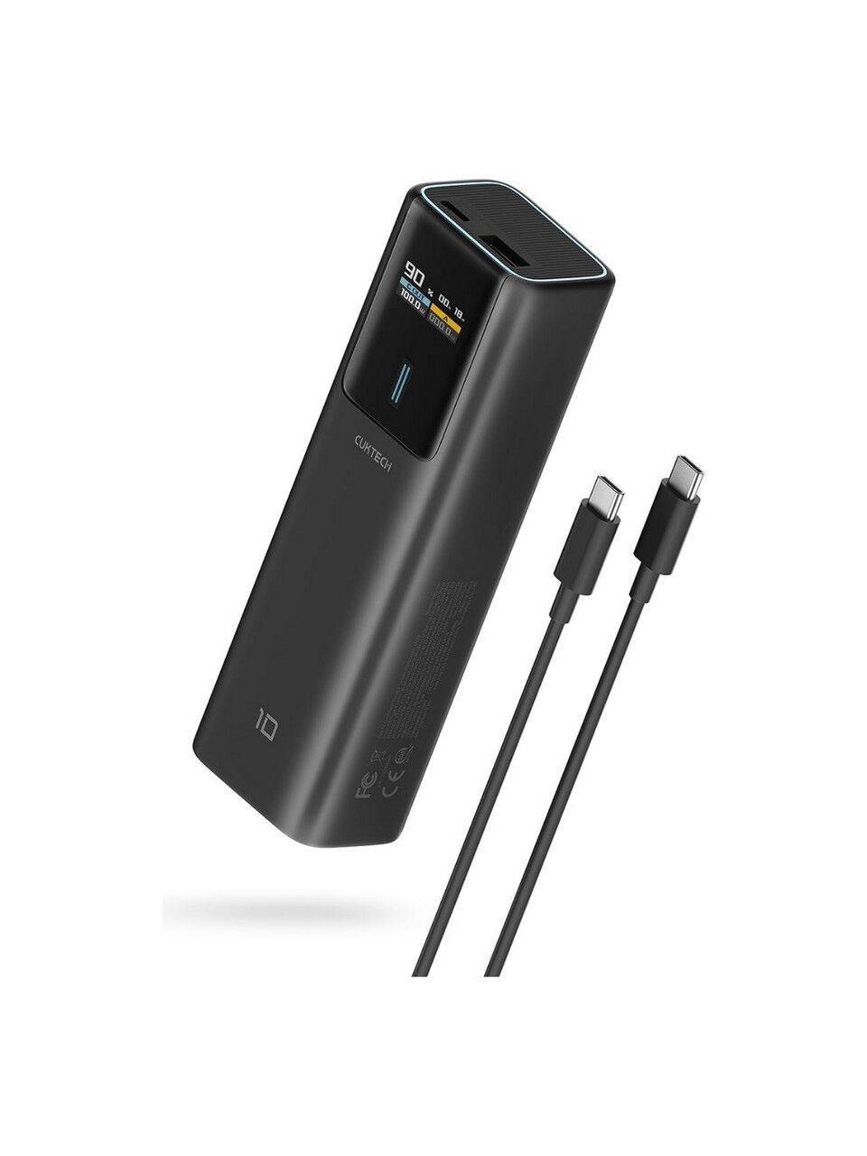 Cuktech 10 Powerbank 10000 Mah 150 W Pd3.1 Süper Hızlı Şarj | 2 Port Taşınabilir Şarj Cihazı – Laptop, Iphone, Samsung U