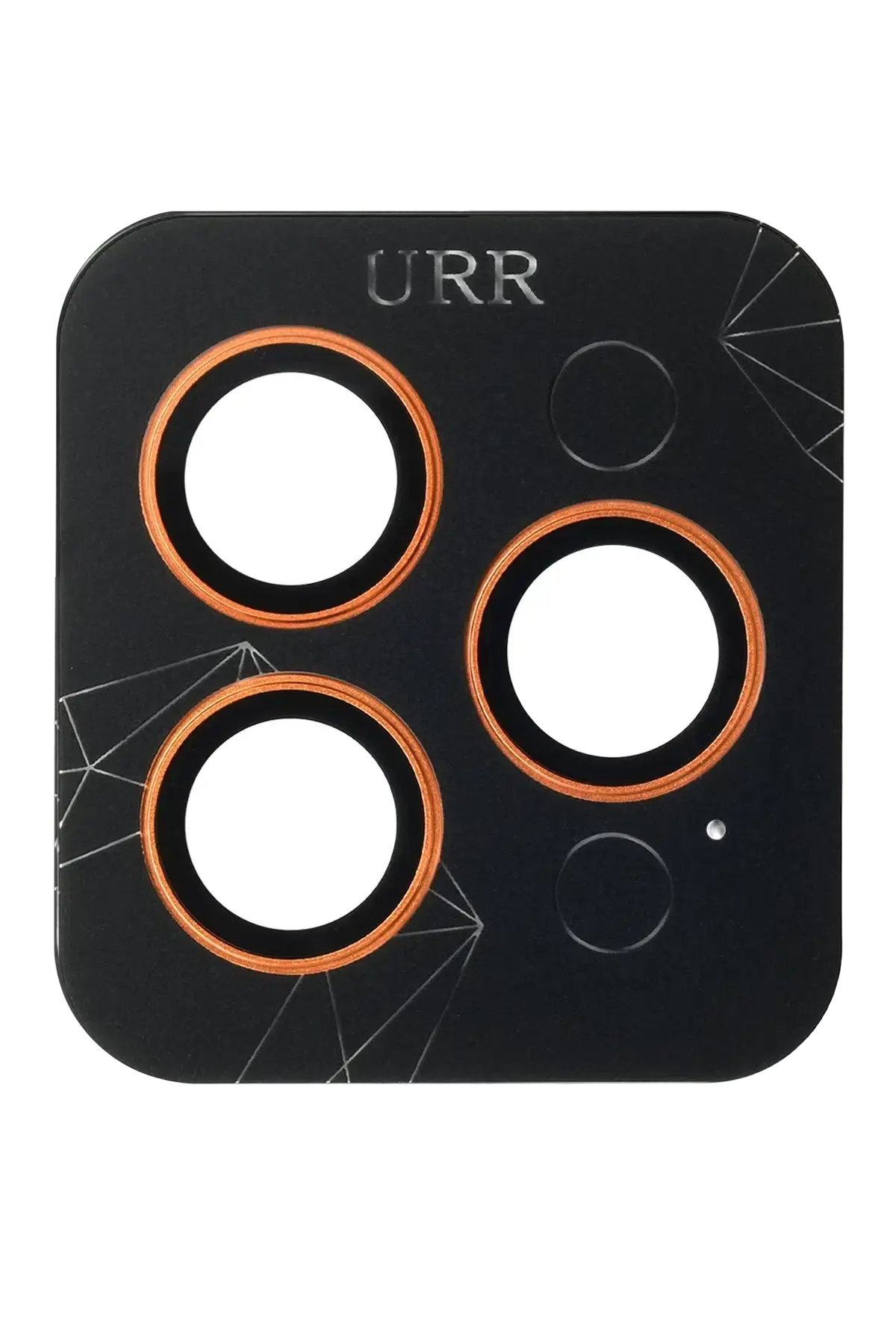 URR iPhone 17 Pro Max Fan Series AR Kamera Lens Koruyucu - Turuncu
