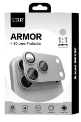 URR Apple iPhone 17 Pro Max Armor 3D Kamera Lens Koruyucu Natural