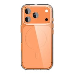 Apple iPhone 17 Pro Max Kılıf M-safe Şarj Özellikli Şeffaf Tasarımlı Wlons Apel Kılıf