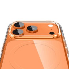 Apple iPhone 17 Pro Max Kılıf M-safe Şarj Özellikli Şeffaf Tasarımlı Wlons Apel Kılıf