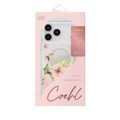 Apple iPhone 17 Pro Max Kılıf M-safe Şarj Özellikli Çiçek Desenli Simli Arka Yüzey Coehl Fleurette Kılıf