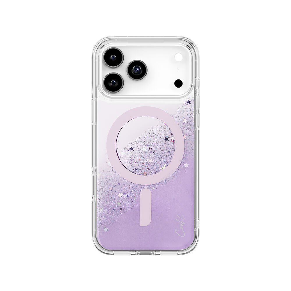 Apple iPhone 17 Pro Max Kılıf M-safe Şarj Özellikli Yıldız Simli Arka Yüzey Coehl Lyra Kılıf