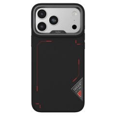 Apple iPhone 17 Pro Max Kılıf M-safe Şarj Özellikli O-Ring Metal Kamera Çerçeveli Kajsa Matrix Collection Kılıf